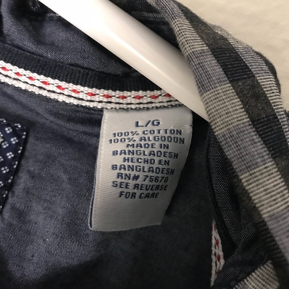 Mens checkered button down shirt - Picture 3 of 3